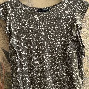 * 🟥 Clearance Banana Republic Ruffle Cap Sleeve Top SZ Medium *